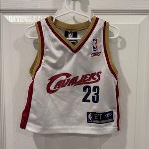 NBA Reebok LeBron James Cavaliers Jersey 2T